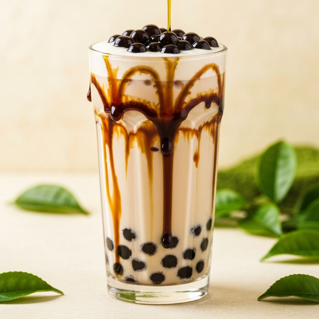 Trà sữa trân châu đường đen thơm ngon của Tiệm Trà Đăng Minh